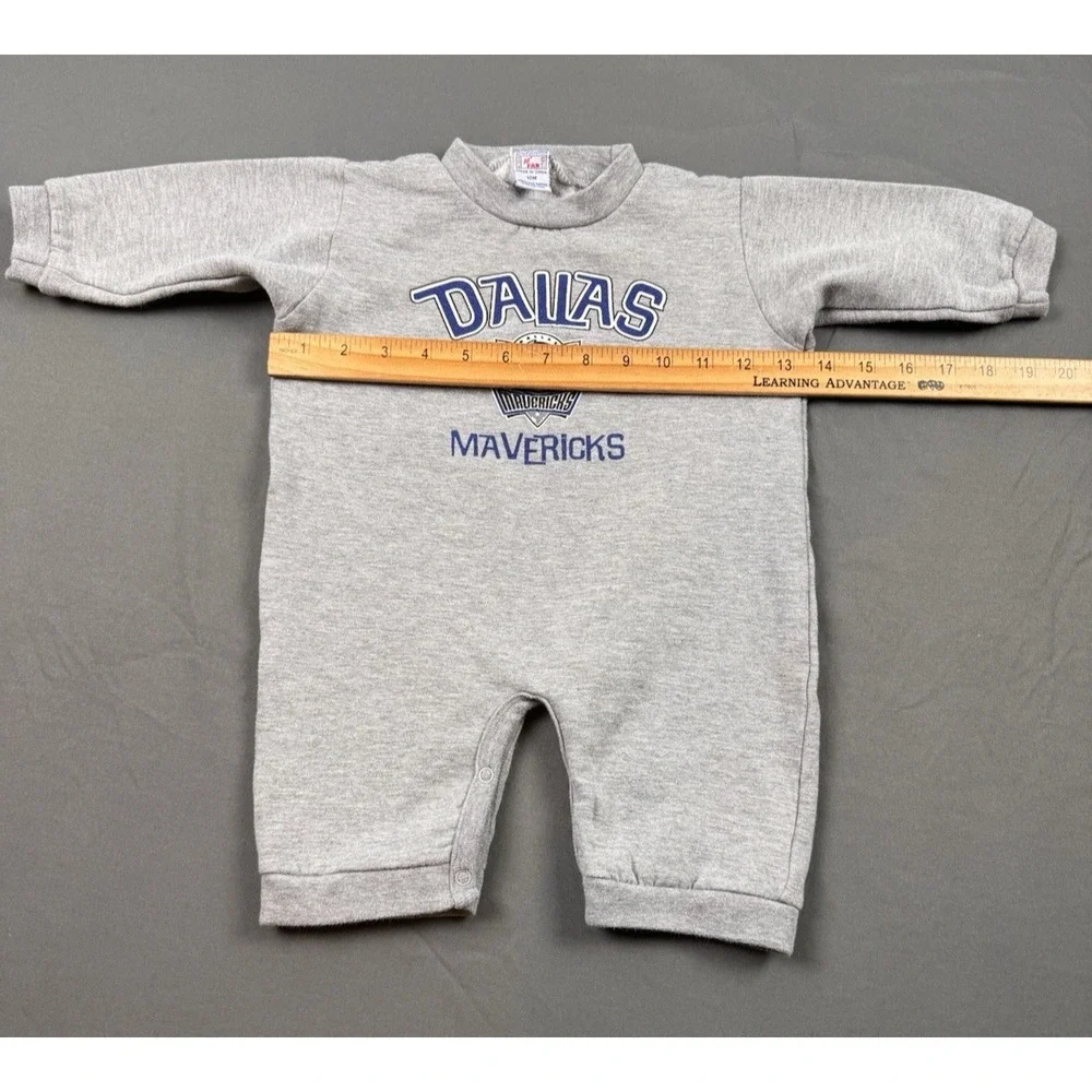 Dallas Mavericks Baby 12 Month Outfit Romper Sweatshirt One-Piece NBA Basketball